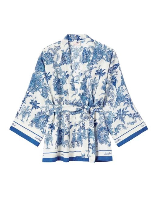 Mc2 Saint Barth Blue Carly Dress