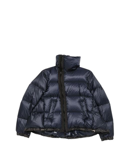 Sacai Blue Nylon Puffer Jacket
