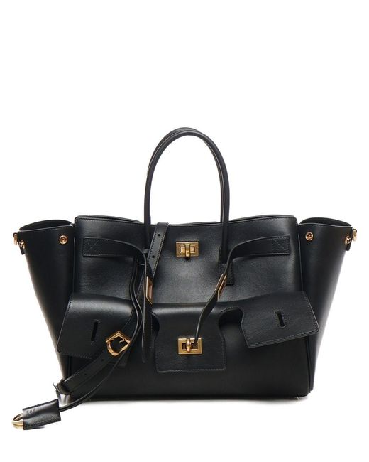 Balenciaga Black Bel Air Carry All Small