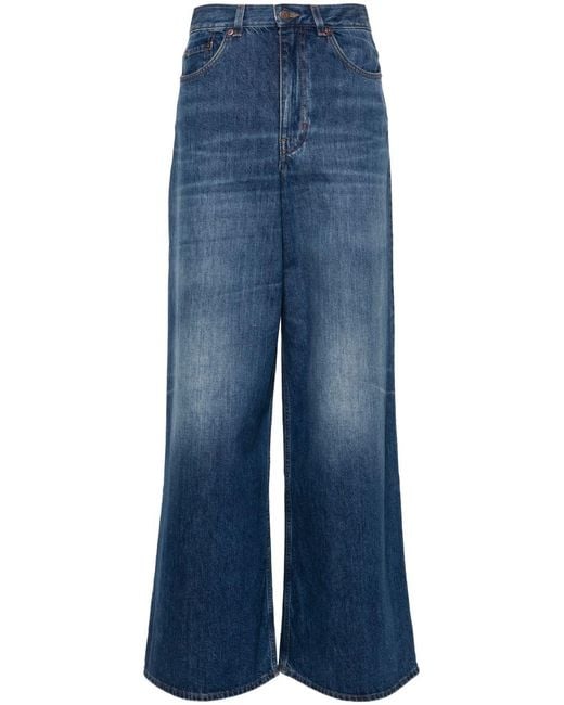 Chloé Blue Wide-Leg Jeans