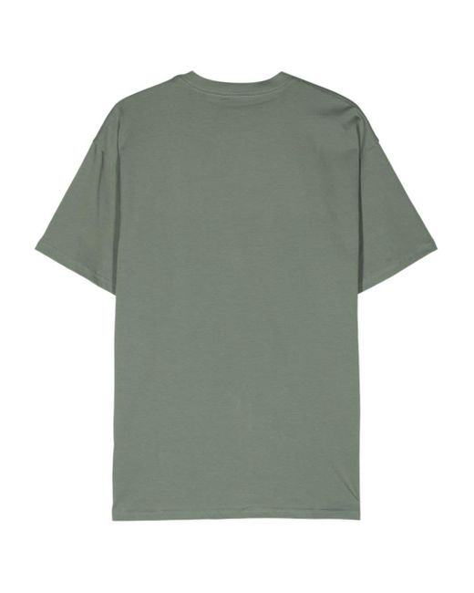 Carhartt Green S/s Script Cotton T-shirt for men