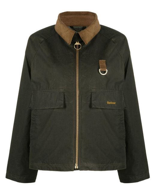 Barbour Eddleston Waxed Cotton Jacket in Green Lyst UK