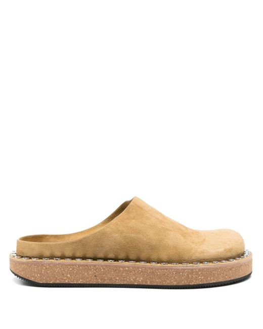 Slipper Rivet di AMI in White da Uomo