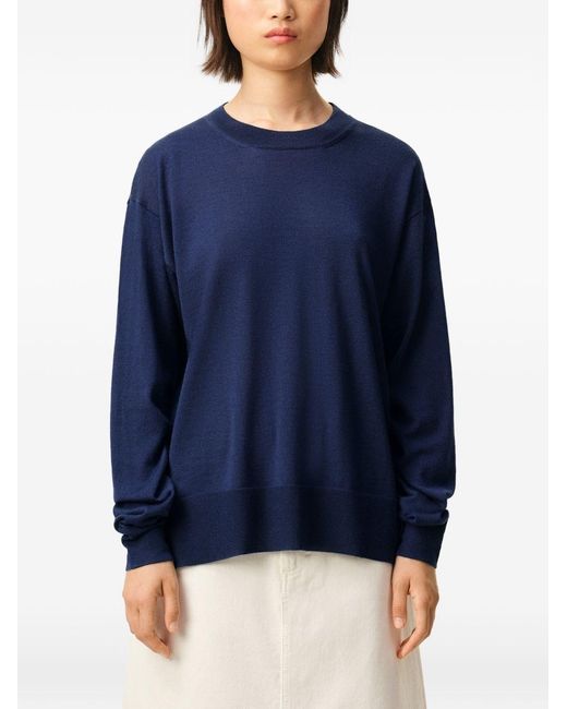 AMI Blue Ami De Coeur Sweater for men