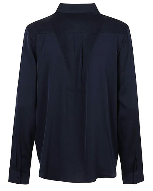 Camicia Monte Carlo di Silk95five in Blue