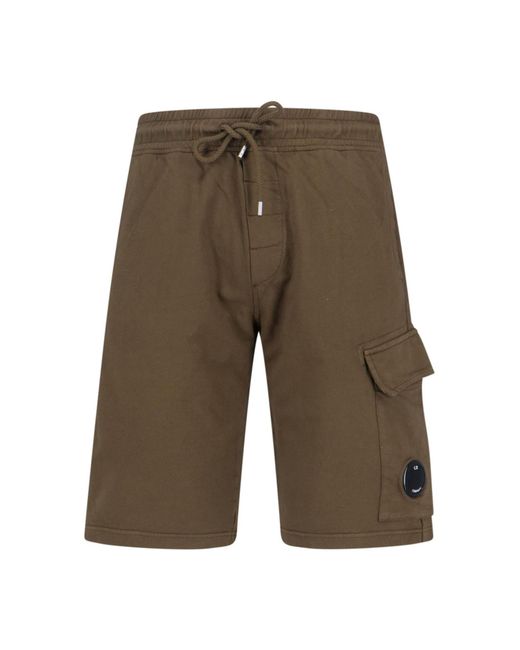 C P Company Green Bermuda Cargo for men