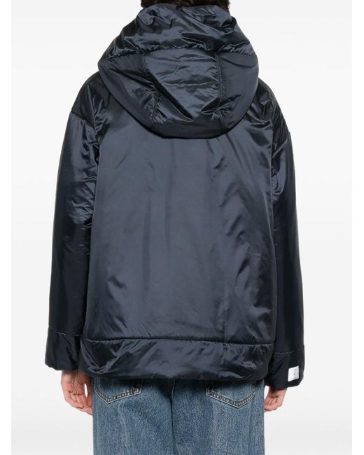 Max Mara Blue Nylon Blouson Jacket