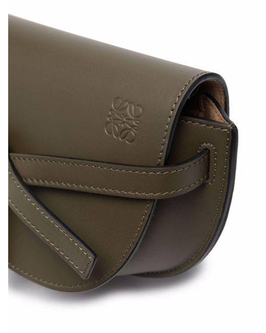 Loewe Black Mini Gate Dual Leather Crossbody Bag