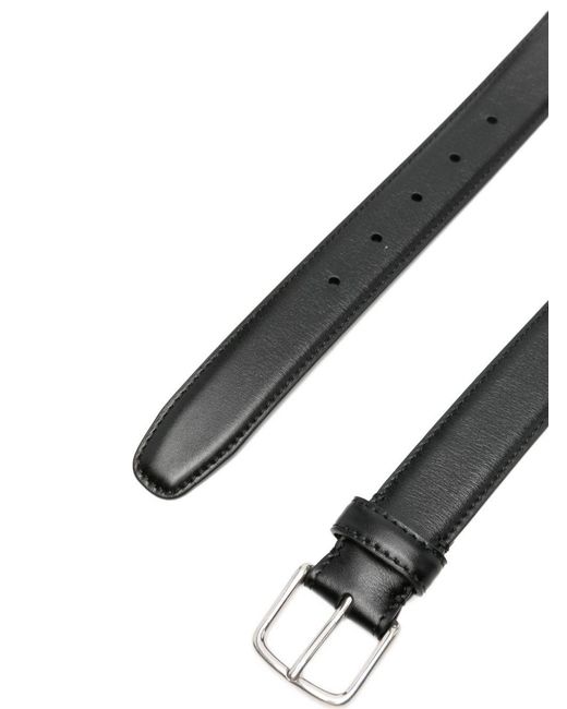 The Row Black Classic Leather Belt