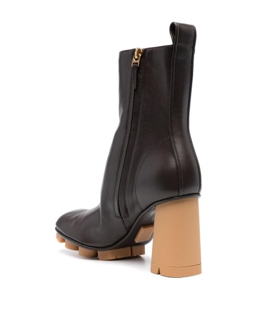 Bottega Veneta Black Shore Leather Boots