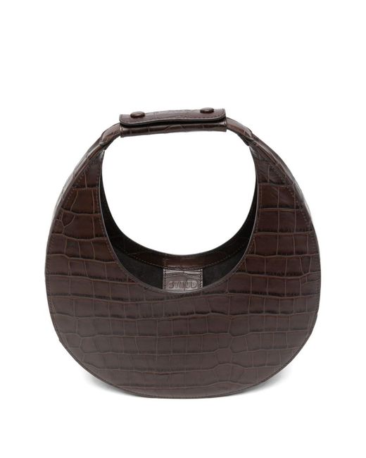 Staud Black Moon Tote Bag