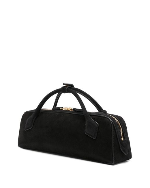Alaïa Black Le Teckel Leather Clutch