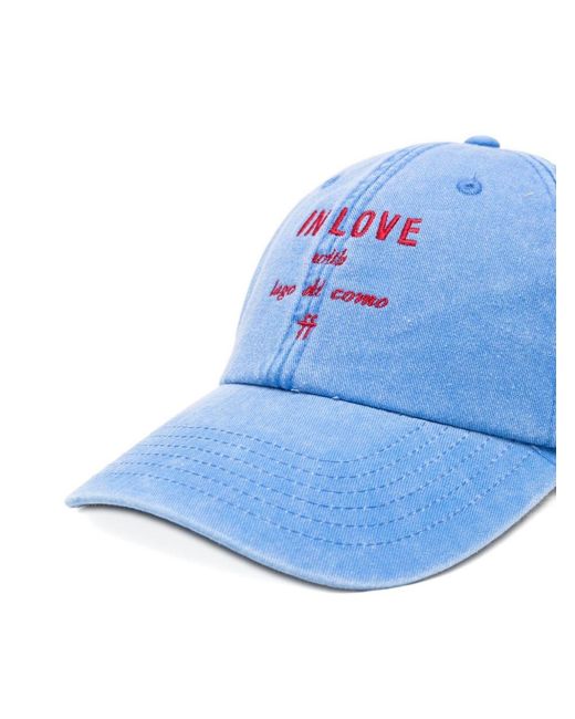 Forte_forte Blue Embroidered Baseball Cap