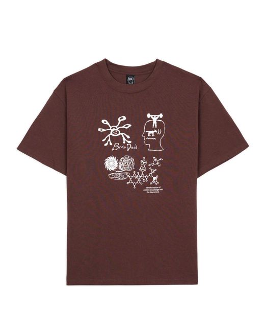 Brain Dead Brown Ancient Knowledge T-Shirt for men