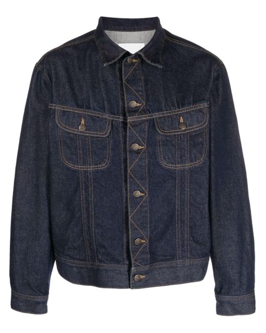 Maison Margiela Long sleeve Denim Jacket in Blue for Men Lyst UK
