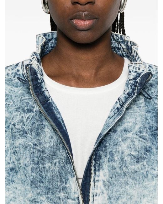 Isabel Marant Blue Plume Cotton Jacket
