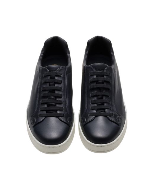 Church's Black Ludlow Sneakers With Smooth Leather Upper And Lace-Up Fastening for men