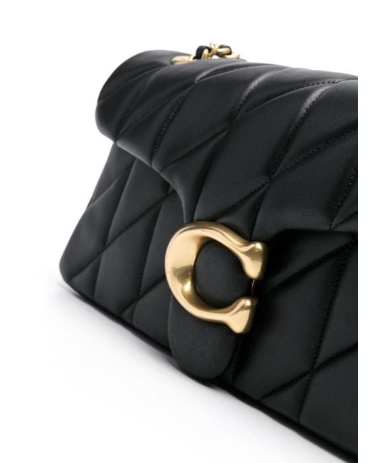 COACH Black Tabby 26 Leather Crossbody Bag