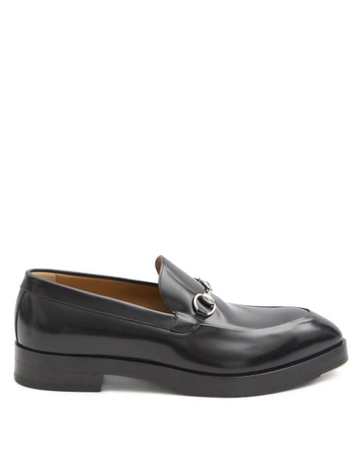 Gucci Black Moccasin With Clamp for men