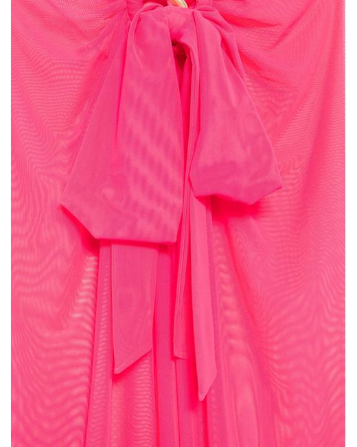 Fisico Pink Sarong With Bow