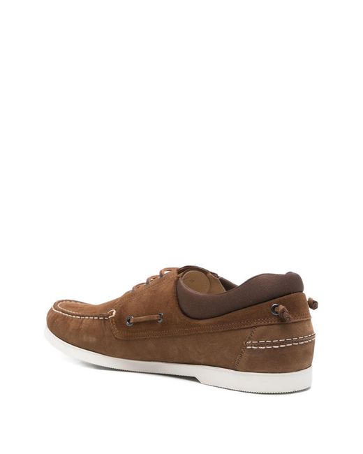 Woolrich Brown Suede Loafers for men