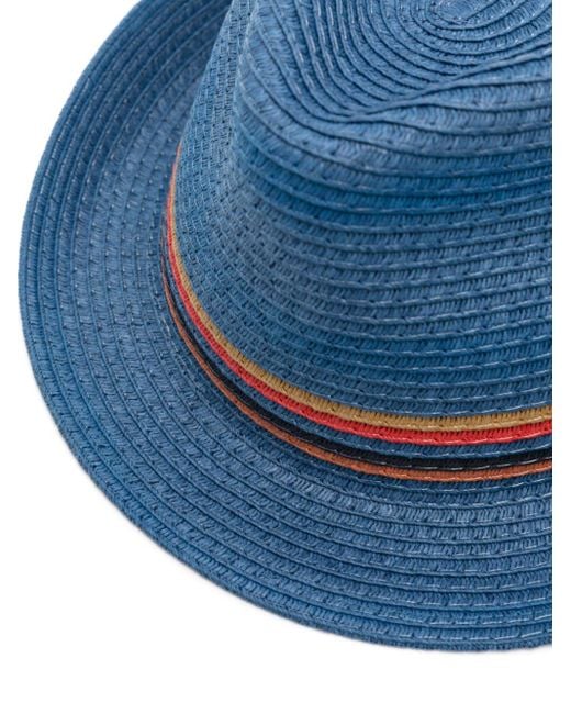 Paul Smith Blue Fedora Hat for men