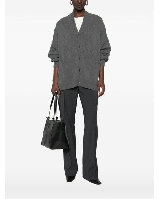 Extreme Cashmere Gray Cashmere Cardigan