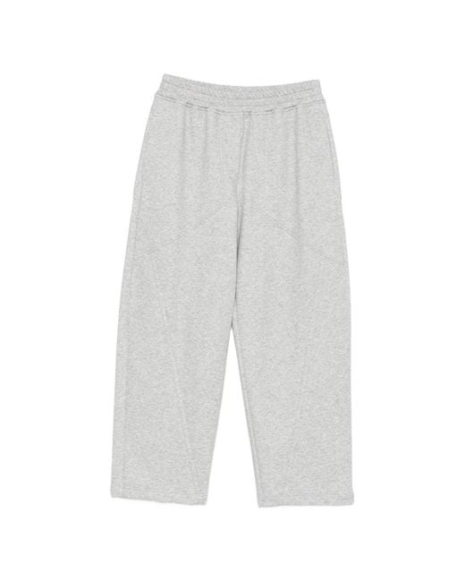 Brunello Cucinelli White Cotton Blend Sweatpants