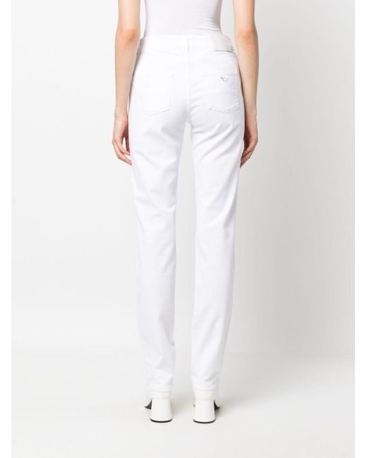 Emporio Armani White Skinny Denim Jeans