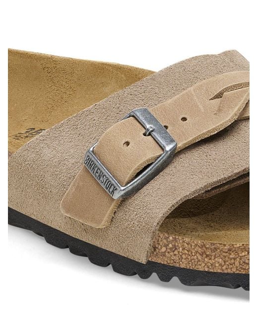 Birkenstock Brown Oita Braided Cork Footbed Sandals