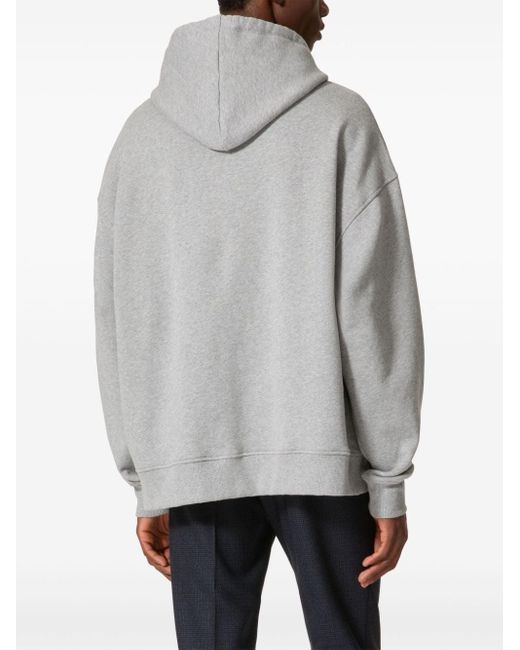 Valentino Gray Sweatshirt With Logo for men
