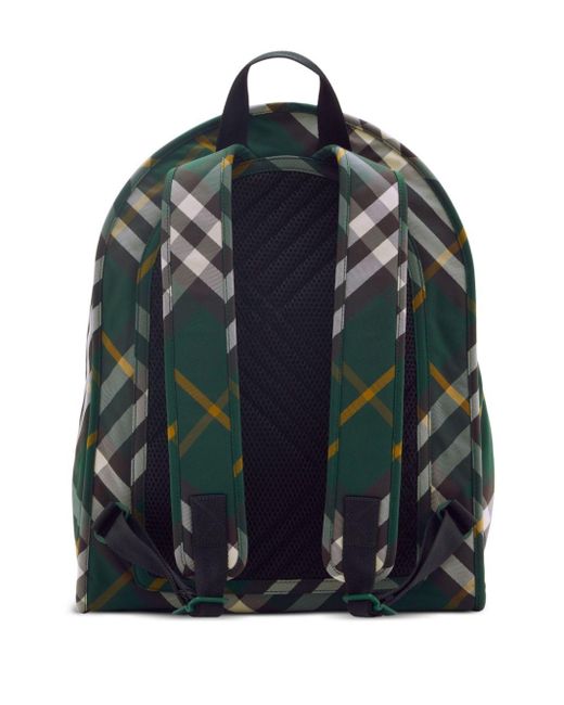 Burberry Green Shield Large Backpack for men