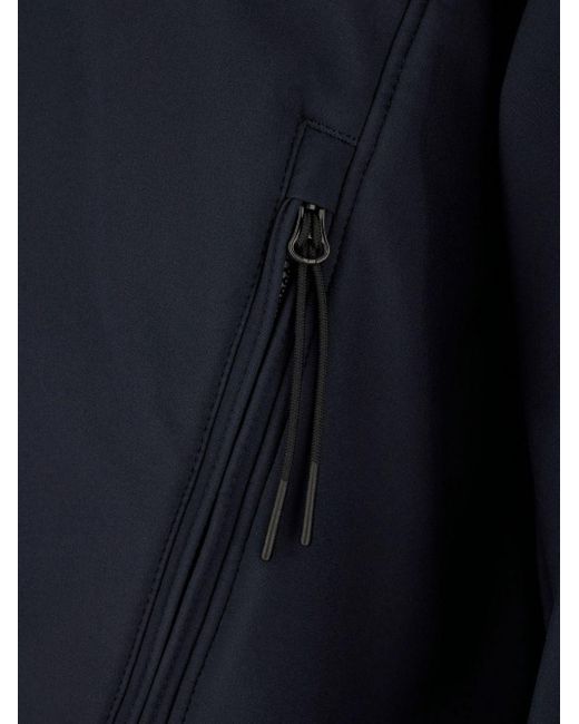 C P Company Blue Hooded Zip-Fastening Jacket for men