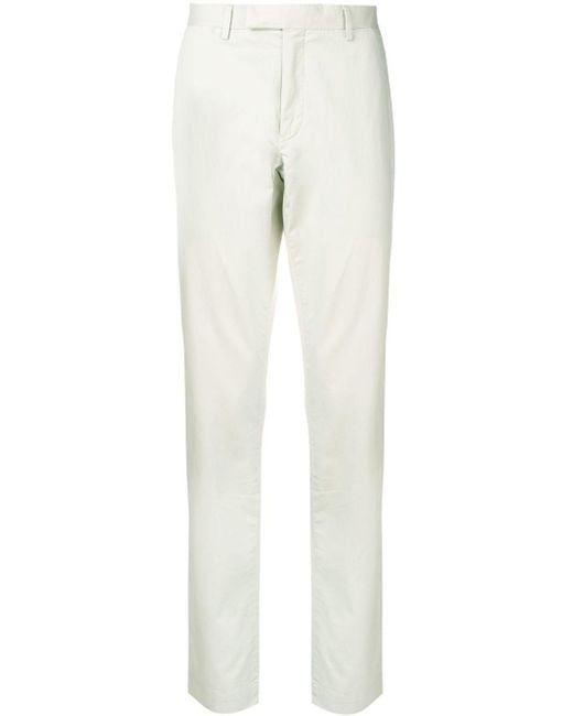 Polo Ralph Lauren White Slim-Cut Chinos for men