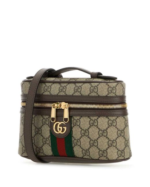 Gucci Brown Ophidia Gg Mini Bag