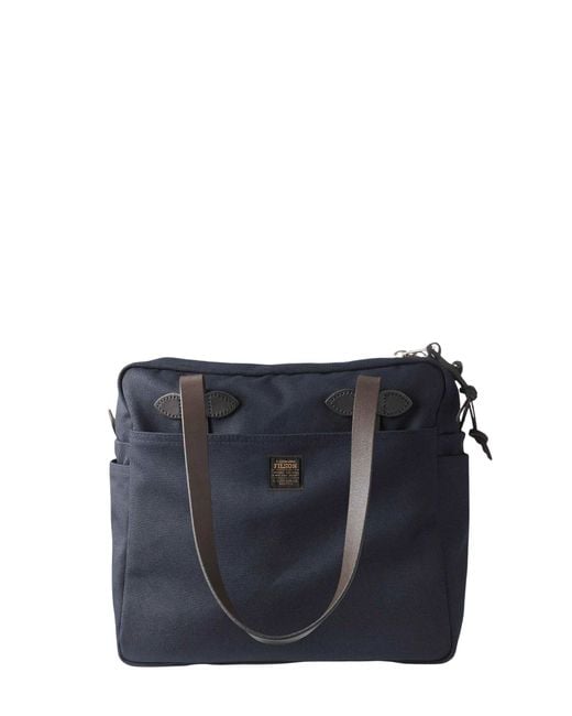 Filson Blue Cotton Tote Bag for men