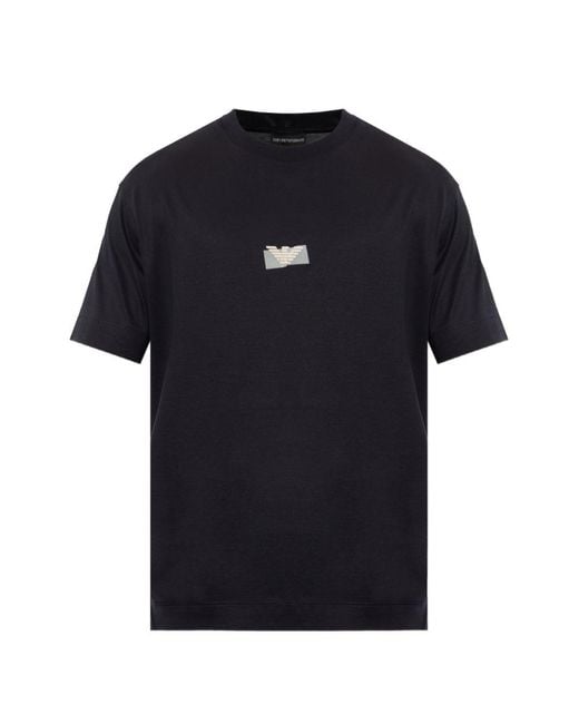 Emporio Armani Black Logo T-Shirt for men