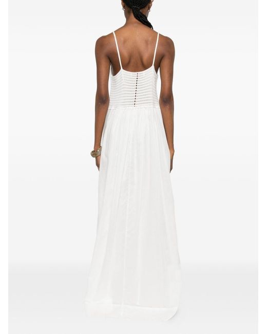 Jucca White Crochet Dress