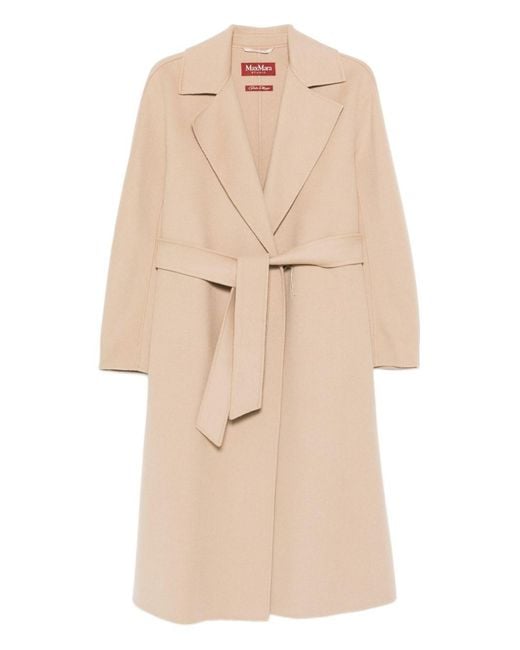 Max Mara Natural Wool Long Coat
