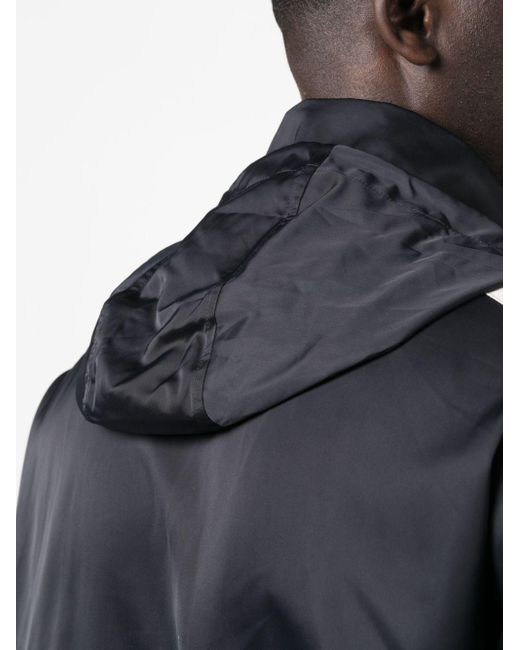 Allover logo nylon blouson jacket by Emporio Armani
