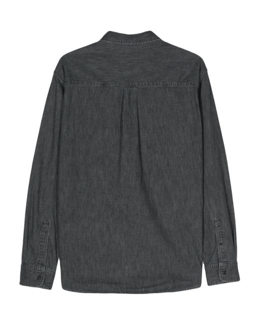 Isabel Marant Black Regular Cotton Shirt for men