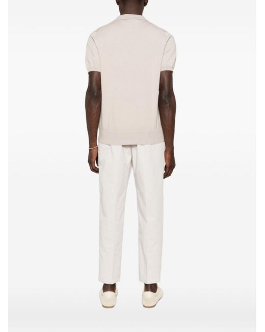 Roy Rogers White Cotton Polo Shirt for men