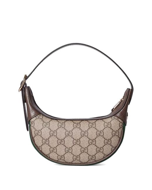 Gucci Gray Ophidia Gg Mini Bag
