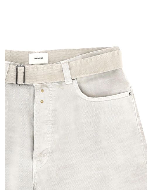 Haikure White Ian Bull 44 Shorts for men
