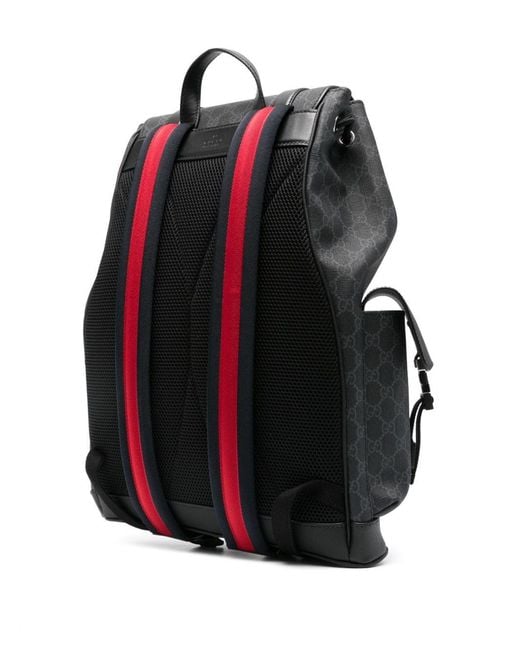 Gucci Black Leather Backpack for men