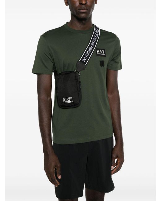 EA7 Logo Crossbody Bag in Black for Men Lyst