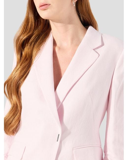 Boss Pink Single-Breasted Jacket