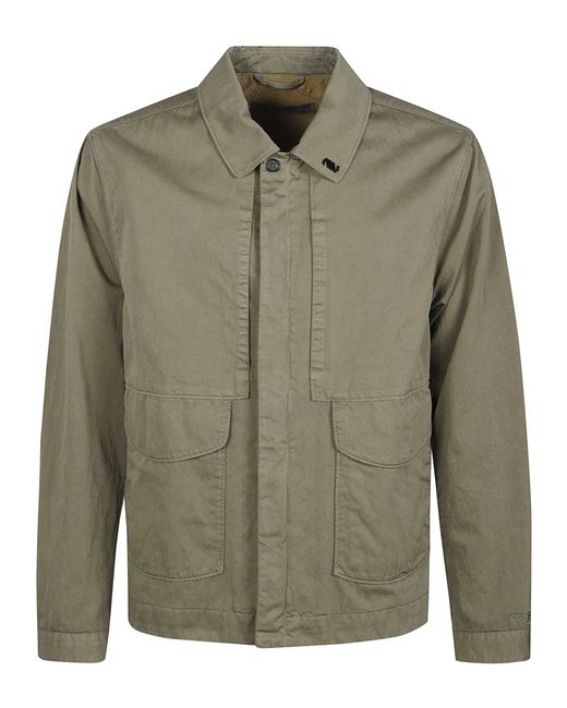 Massimo Osti Studio Green Cotton And Nylon Jacket for men