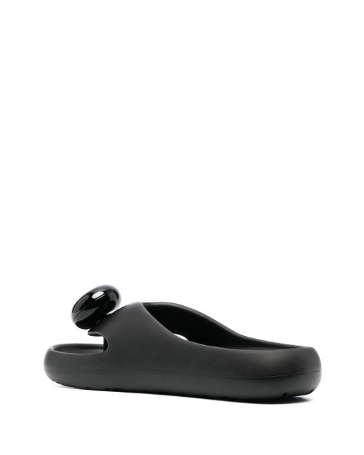 Loewe Foam Rubber Slides in Black | Lyst