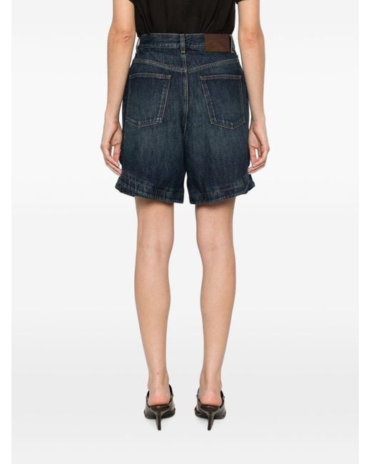 Loewe Blue Denim Cotton Shorts